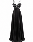 Mermaid Skin Maxi Dress in Whimsy Black