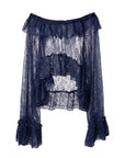 Chapel Veil Lace Poncho Top