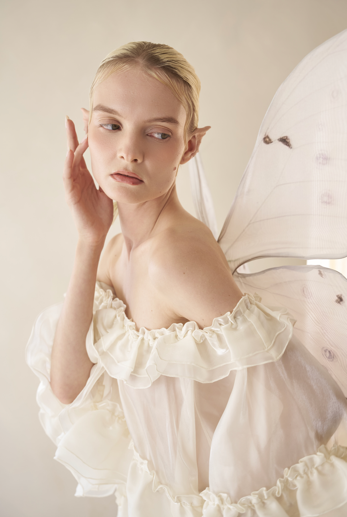 Pearl Morpho Butterfly Wings