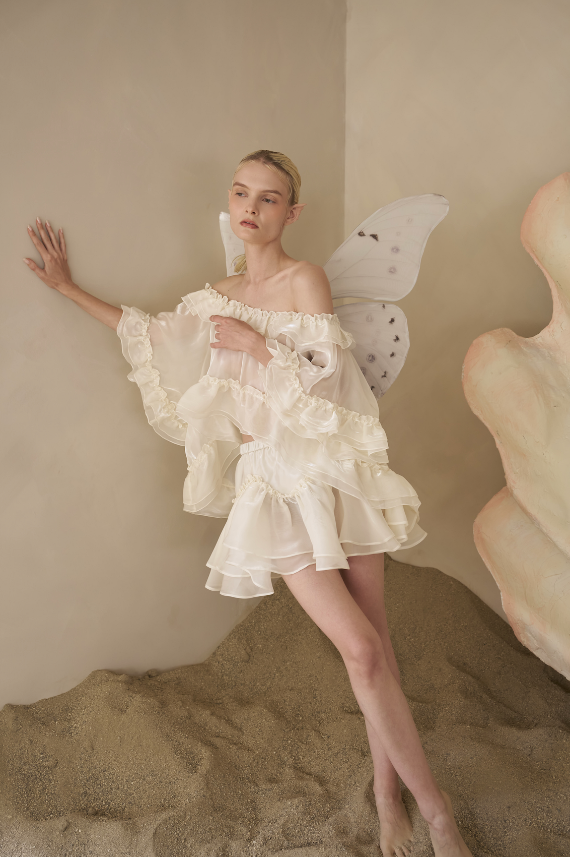 Pearl Morpho Butterfly Wings