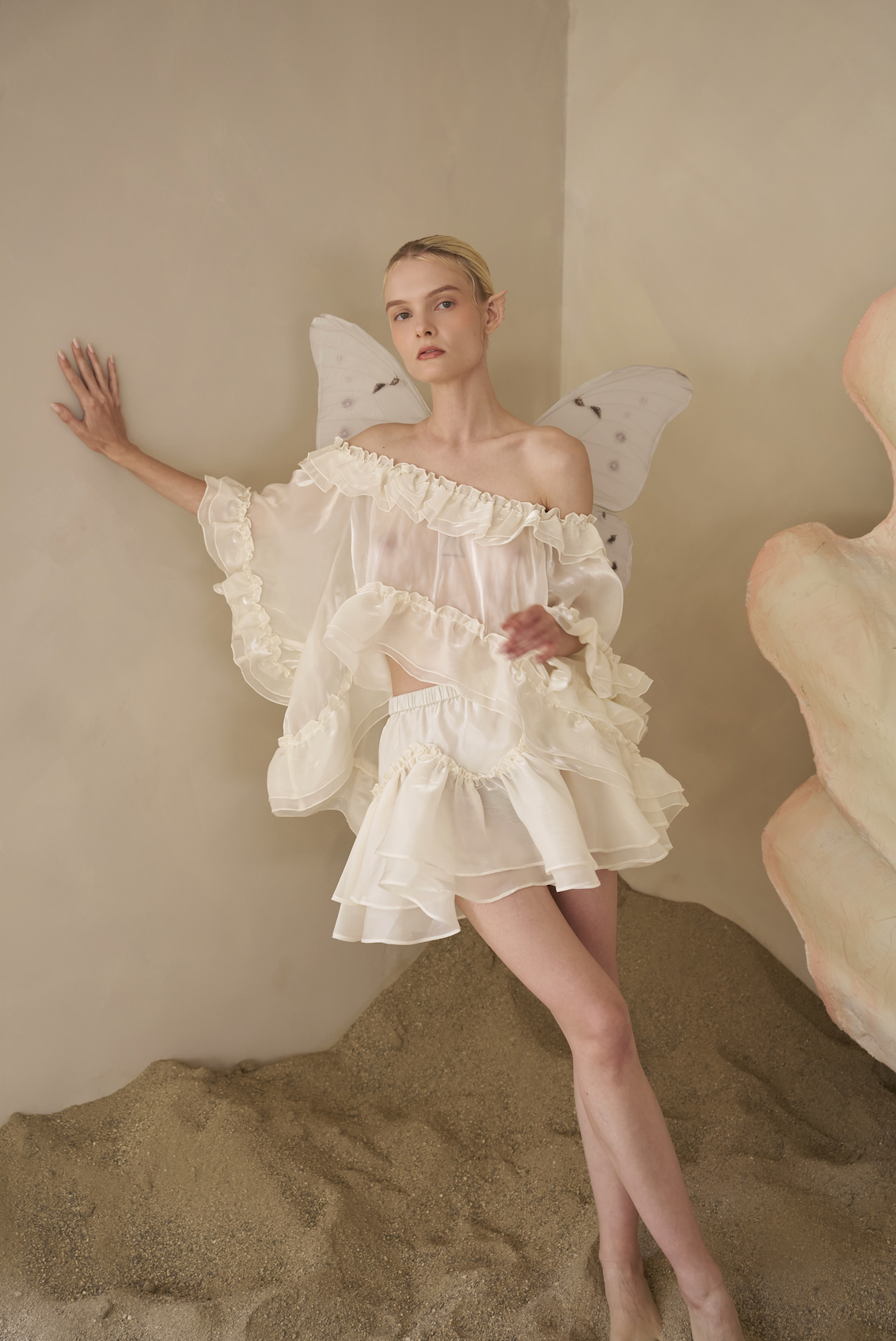 Pearl Morpho Butterfly Wings