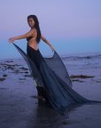 Mermaid Skin Gown in Whimsy Black
