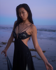 Mermaid Skin Gown in Whimsy Black