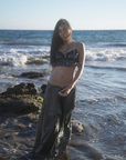 Sea Shell Top in Whimsy Black