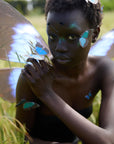 Blue Morpho Face Jewelry