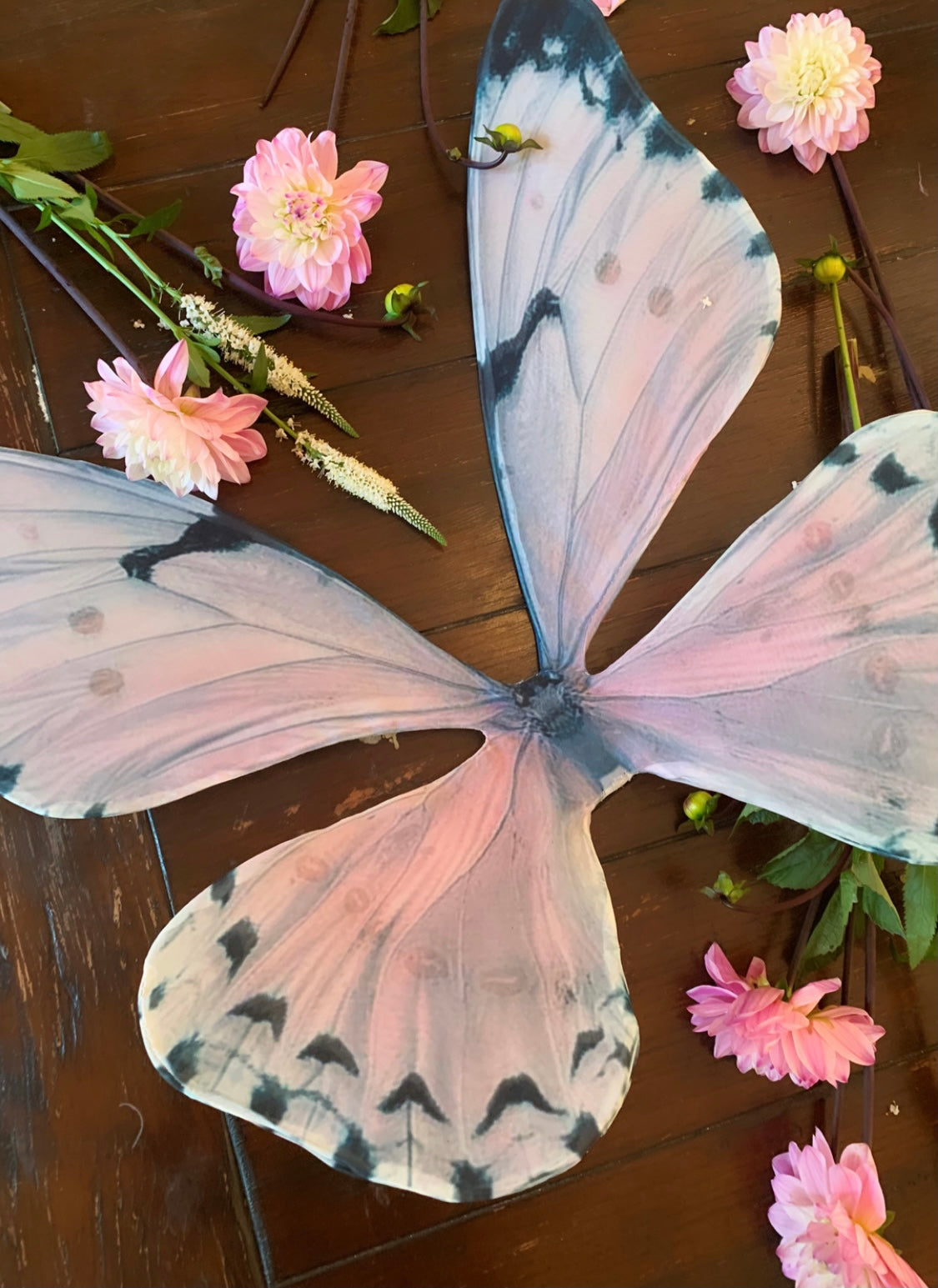 Rosewater Pink Floating Butterfly Wings