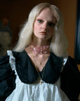 Renaissance Punk Ruffled Spike Collar
