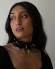 Renaissance Punk Ruffled Spike Collar