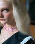 Renaissance Punk Ruffled Spike Collar