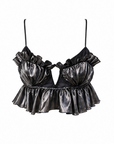 Sea Shell Top in Whimsy Black