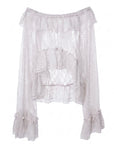 Chapel Veil Lace Poncho Top