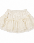 Ruffled Wave Mini Skirt in Jellyfish Organza