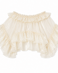 Ruffled Wave Poncho Top in Jellyfish Organza