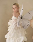 Ruffled Wave Poncho Top in Jellyfish Organza