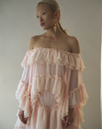 Ruffled Wave Mini Skirt