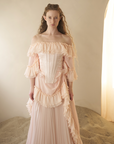 Ruffled Wave Poncho Dress