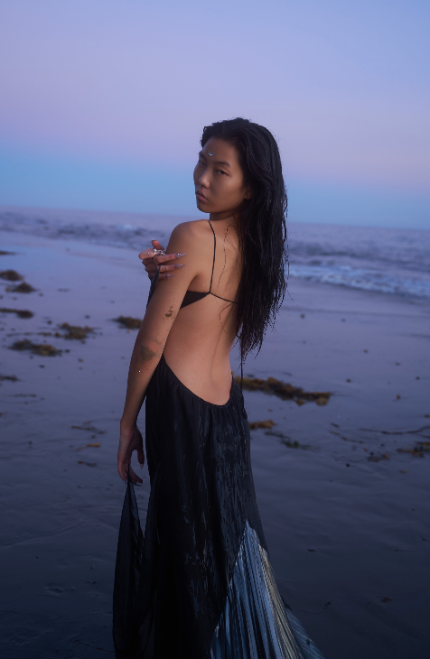 Mermaid Skin Gown in Whimsy Black