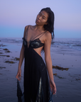 Mermaid Skin Gown in Whimsy Black
