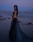 Mermaid Skin Gown in Whimsy Black