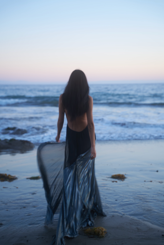 Mermaid Skin Gown in Whimsy Black
