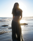 Sea Shell Top in Whimsy Black