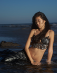 Sea Shell Top in Whimsy Black