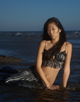 Sea Shell Top in Whimsy Black