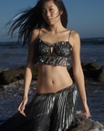 Sea Shell Top in Whimsy Black