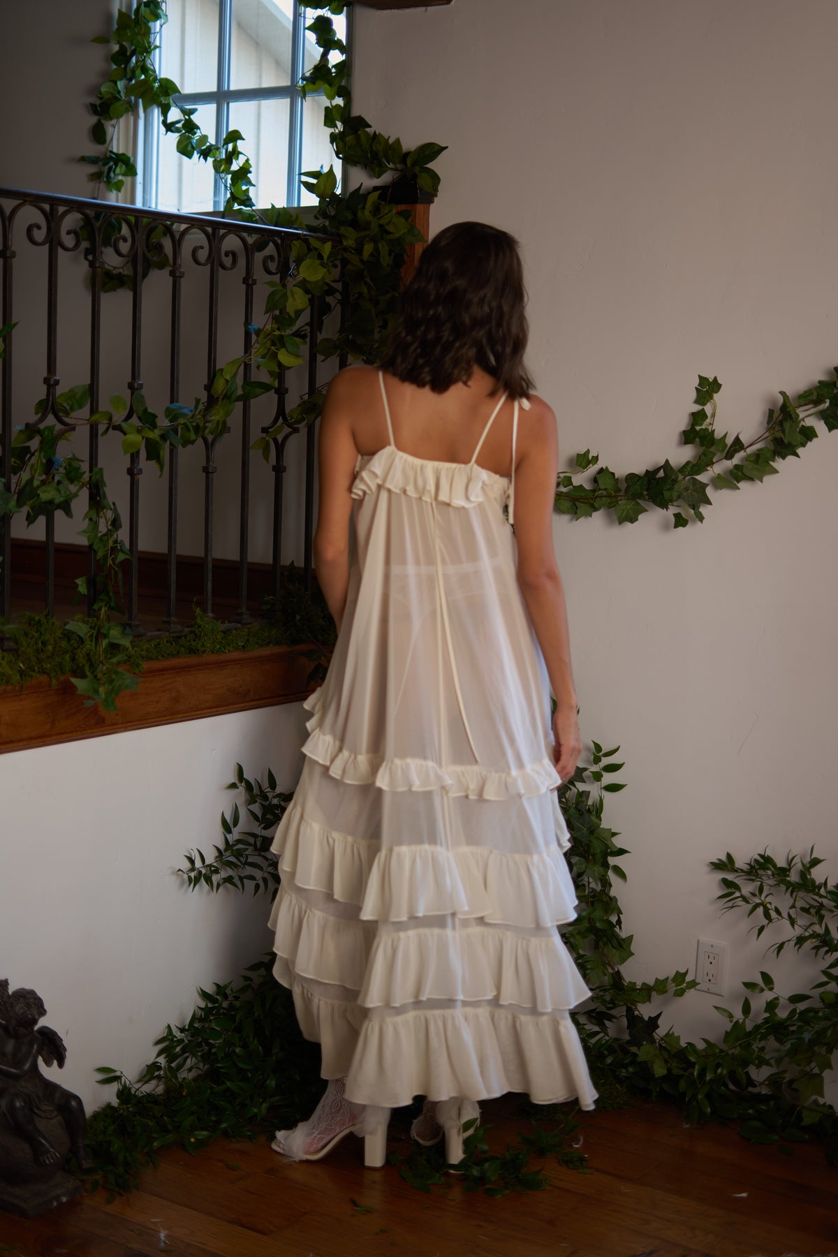 Lovebirds Ruffle Maxi Skirt/Dress