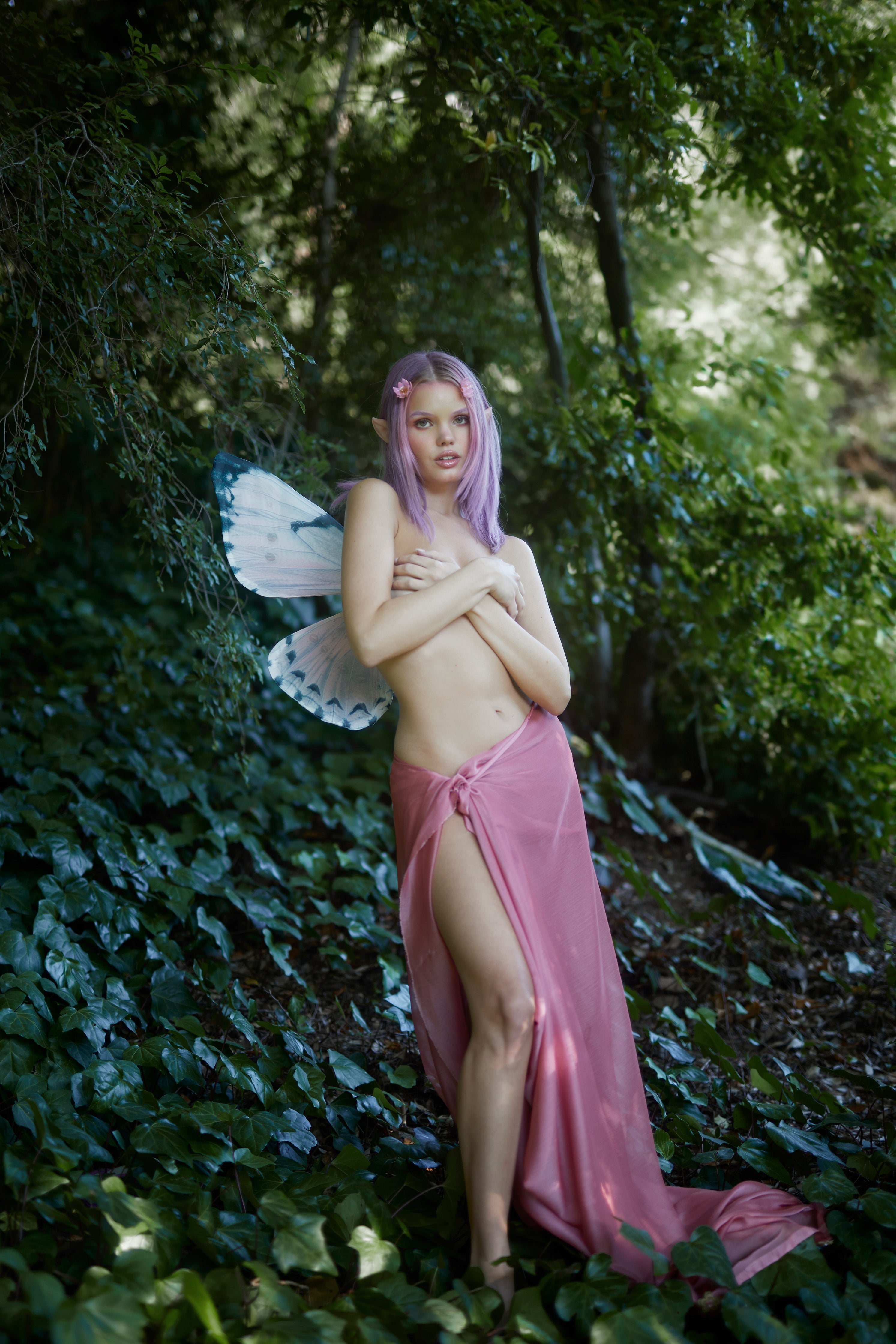 Rosewater Pink Floating Butterfly Wings
