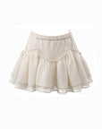 Ruffled Wave Mini Skirt