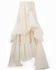 Ruffled Wave Maxi Skirt