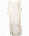 Ruffled Wave Poncho Dress