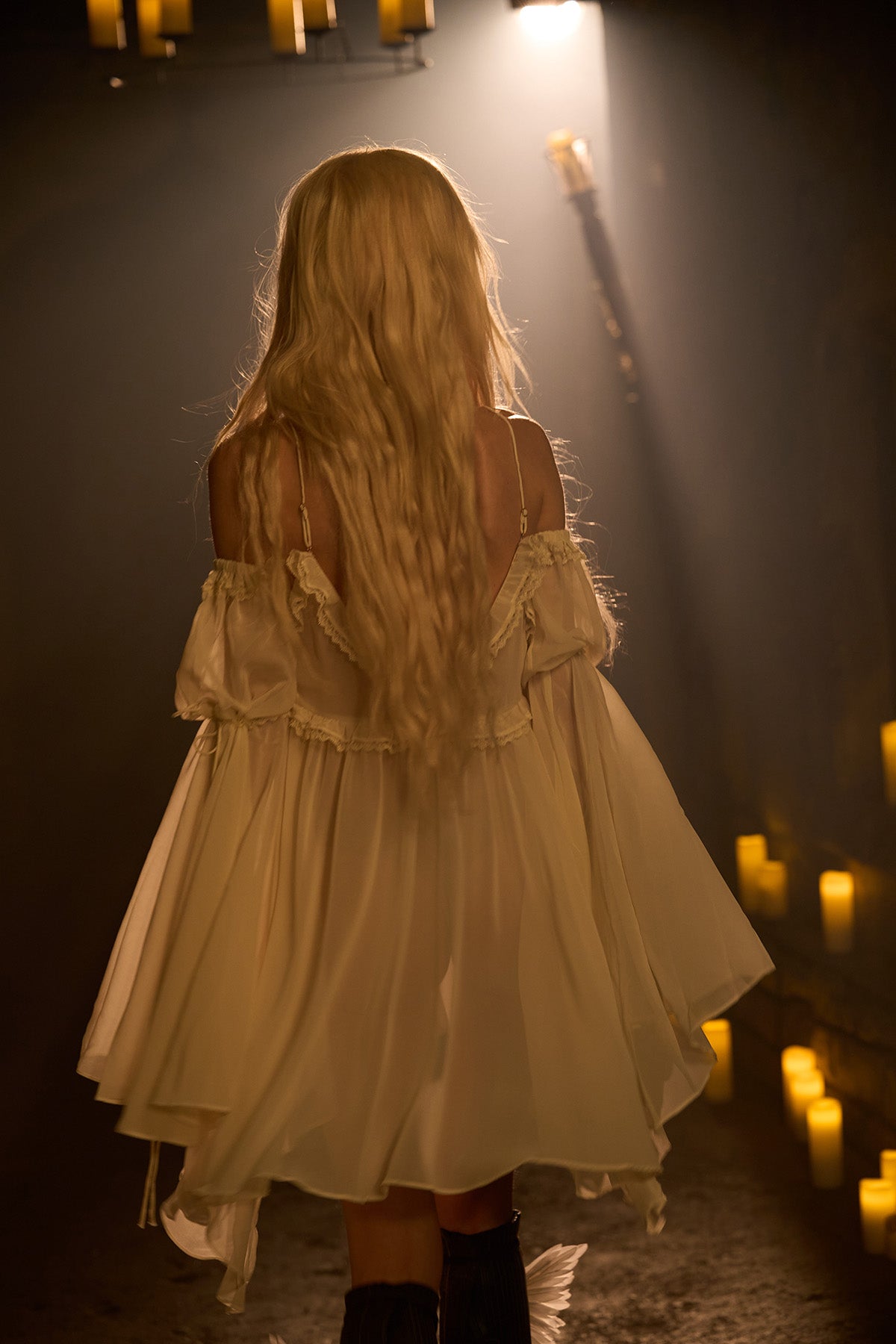 Sweet Nothings Mini Dress and Sleeves