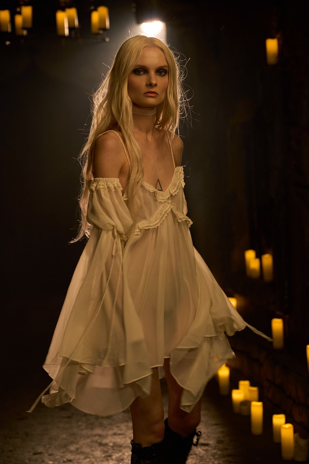 Sweet Nothings Mini Dress and Sleeves