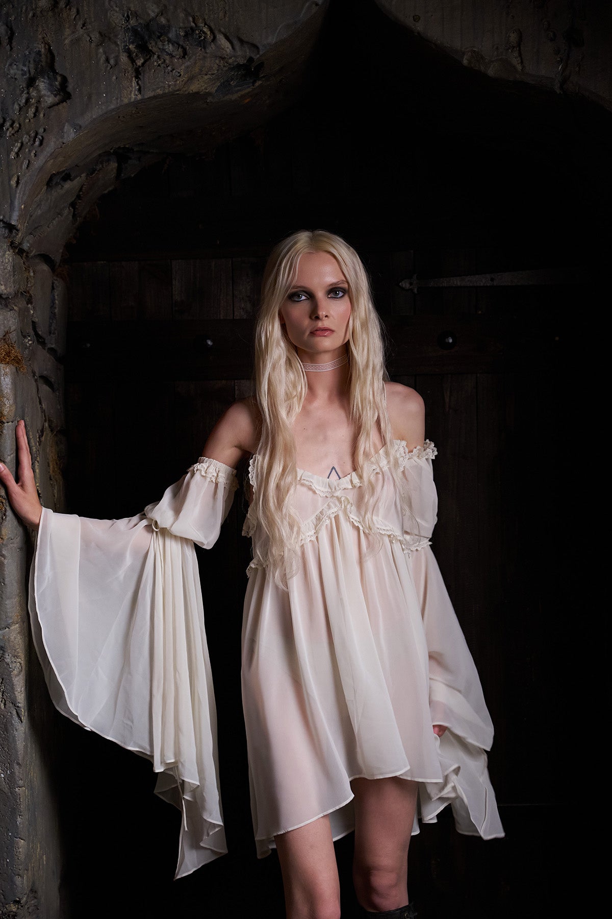 Sweet Nothings Mini Dress and Sleeves