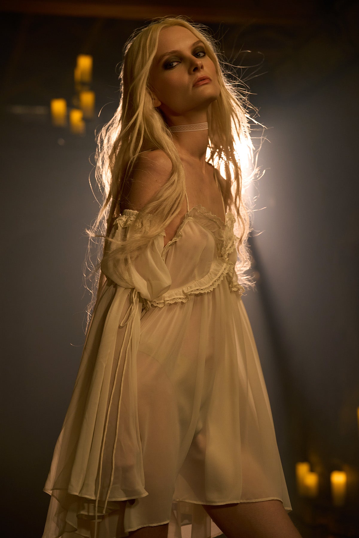 Sweet Nothings Mini Dress and Sleeves