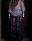 Chapel Veil Lace Maxi Skirt