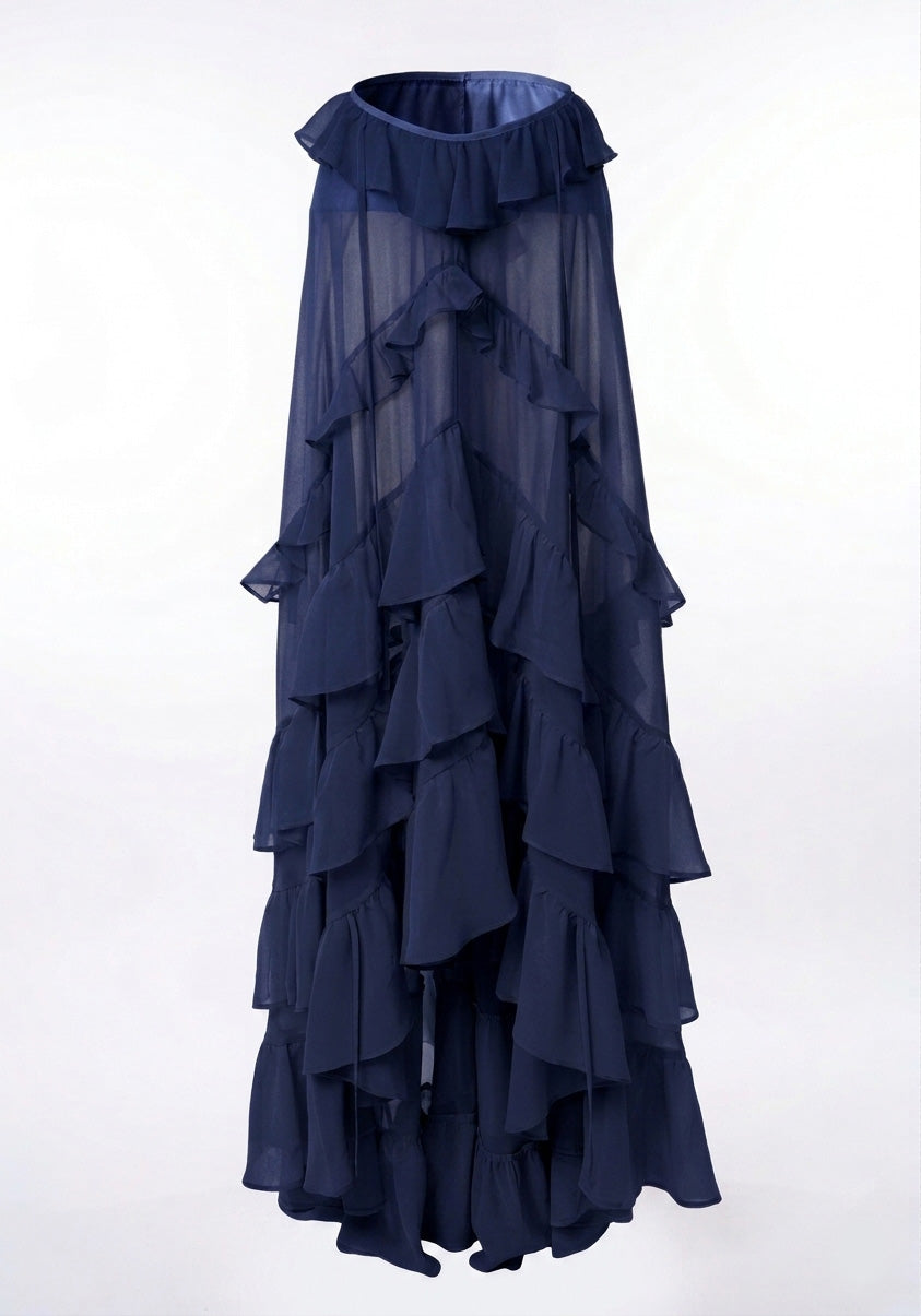 Lovebirds Ruffle Maxi Skirt
