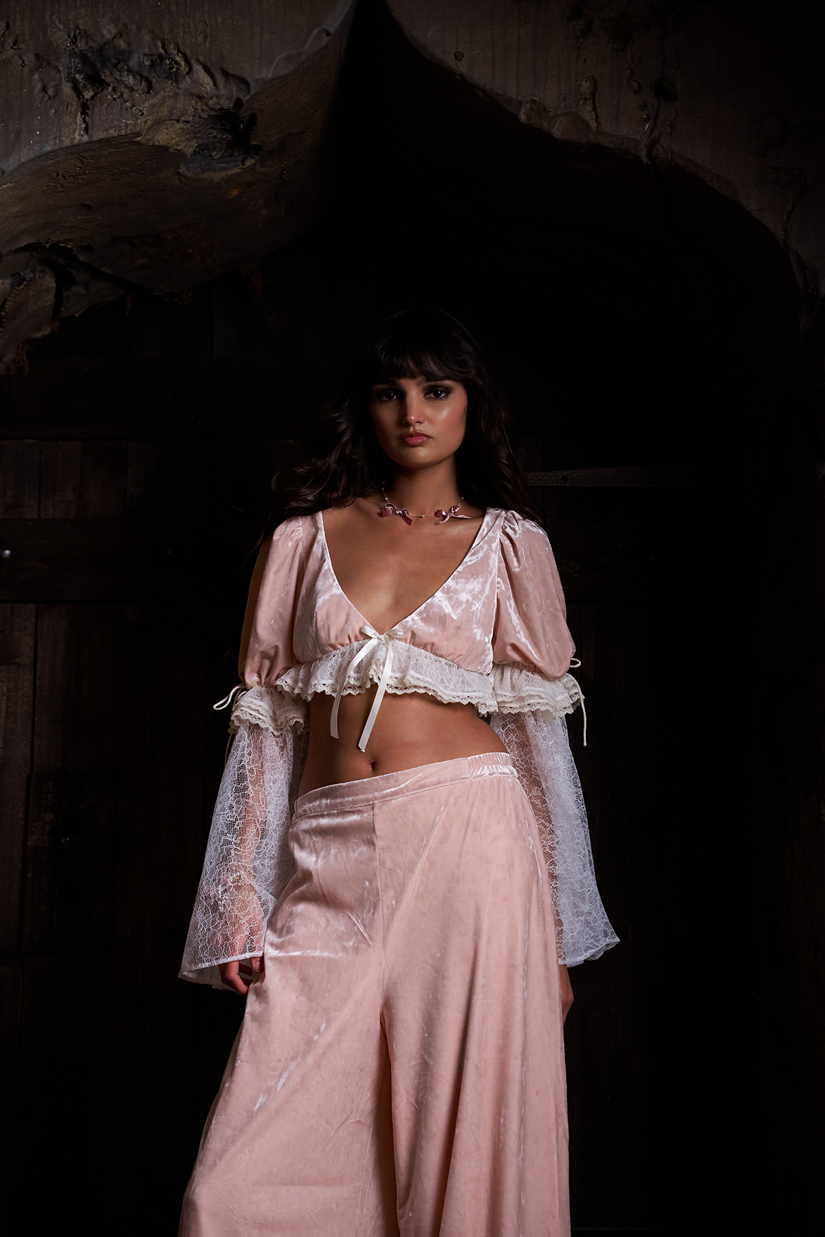 Castle Cat Wide Leg Pants