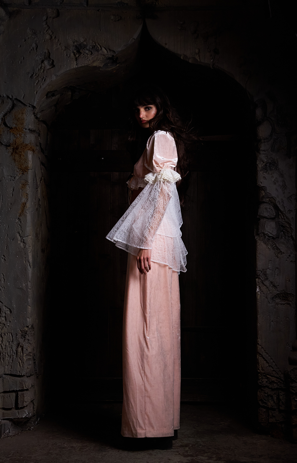 Castle Cat Wide Leg Pants