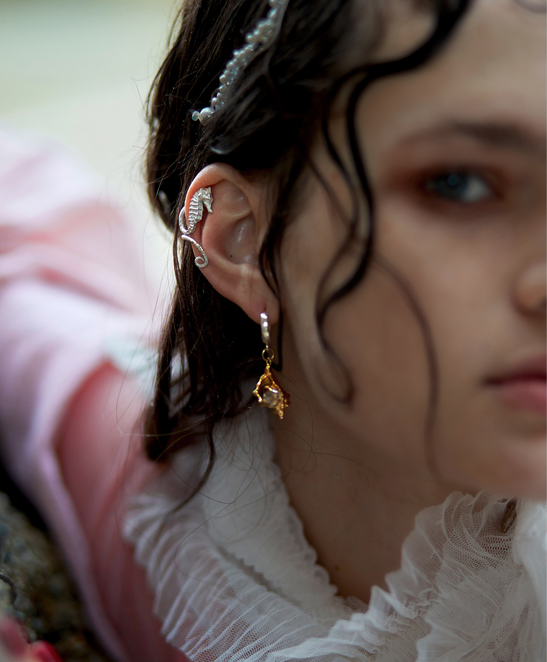 Seahorse Ear Cuff
