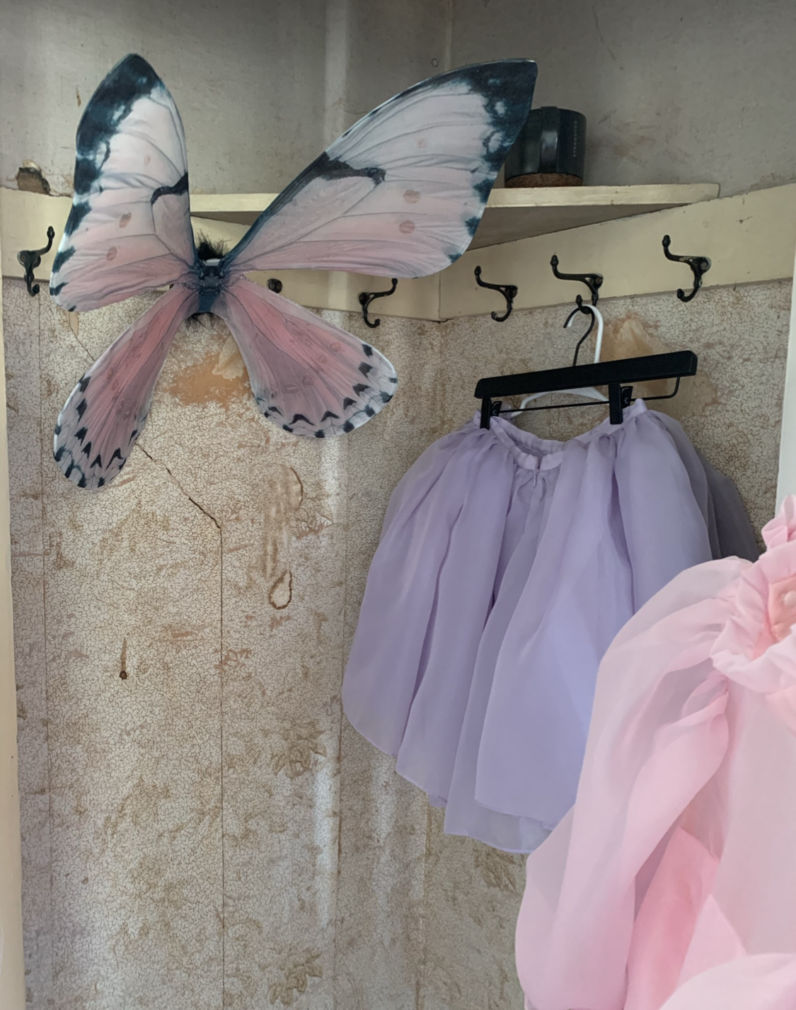 Rosewater Pink Floating Butterfly Wings